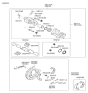 Diagram for Hyundai Brake Bleeder Screw - 58125-2H000