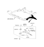 Diagram for 2007 Hyundai Elantra Control Arm Bushing - 54551-2H000