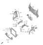 Diagram for 2024 Hyundai Ioniq 6 Radiator Support - 64101-KL000