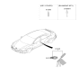 Diagram for Hyundai Ioniq 6 Door Lock Cylinder - 81905-KL000