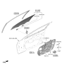 Diagram for 2025 Hyundai Ioniq 6 Window Run - 82540-KL000