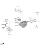 Diagram for Hyundai Kona Electric Brake Master Cylinder Reservoir - 58511-KL010