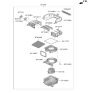 Diagram for 2024 Hyundai Ioniq 6 Blower Motor - 97113-GI050