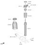 Diagram for 2025 Hyundai Ioniq 6 Shock Absorber - 55307-KL220