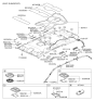 Diagram for 2006 Hyundai Entourage Air Bag - 85020-4D100