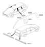 Diagram for 2006 Hyundai Entourage Emblem - 86311-4J000