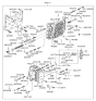 Diagram for 2009 Hyundai Santa Fe Valve Body - 46210-3A505