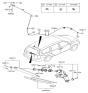 Diagram for Hyundai Entourage Wiper Arm - 98810-4D001