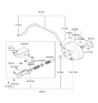 Diagram for Hyundai Entourage Brake Master Cylinder - 58510-4D550