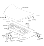 Diagram for Hyundai Entourage Weather Strip - 86430-4J000