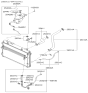 Diagram for 2007 Hyundai Entourage Radiator Hose - 25411-4D900
