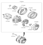 Diagram for Hyundai Entourage Alternator - 37300-3C170