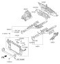Diagram for Hyundai Radiator Support - 64101-2S000