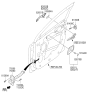 Diagram for Hyundai Tucson Door Check - 79380-2S000
