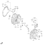 Diagram for Hyundai Bellhousing - 43115-3D001