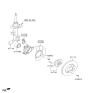 Diagram for Hyundai Tucson Steering Knuckle - 51715-2S500