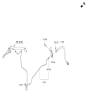 Diagram for Hyundai Tucson Hydraulic Hose - 41640-2S300