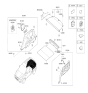 Diagram for Hyundai Tucson Interior Light Bulb - 92620-0X000