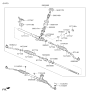Diagram for Hyundai Tucson Rack And Pinion - 56500-2S010