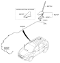 Diagram for 2015 Hyundai Tucson Antenna - 96210-2S800-Z5G
