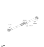 Diagram for Hyundai Drive Shaft - 49300-2S500