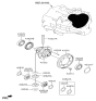 Diagram for 2020 Hyundai Elantra Transfer Case Bearing - 43226-3D100