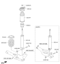 Diagram for Hyundai Tucson Coil Springs - 55350-2S841