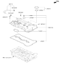 Diagram for Hyundai Tucson Valve Cover Gasket - 22441-2G710