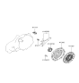 Diagram for 2005 Hyundai Accent Clutch Disc - 41100-22750