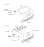 Diagram for 2003 Hyundai Elantra Door Hinge - 79770-2D201