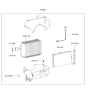 Diagram for 2000 Hyundai Accent Cabin Air Filter - 97610-37000