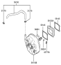 Diagram for 2003 Hyundai Accent Brake Booster - 59110-25010