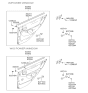Diagram for 2001 Hyundai Accent Weather Strip - 83231-25000