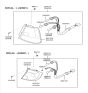 Diagram for 2004 Hyundai Accent Light Socket - 92490-25200