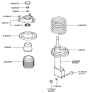Diagram for Hyundai Accent Bump Stop - 54626-22001
