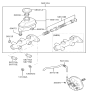 Diagram for Hyundai Accent Brake Proportioning Valve - 58775-25010