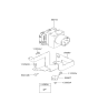 Diagram for 2003 Hyundai Accent ABS Control Module - 58910-25402