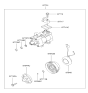 Diagram for Hyundai Accent A/C Compressor - 97701-25100