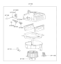 Diagram for 2000 Hyundai Accent Blower Motor - 97112-1C000