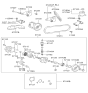 Diagram for 1999 Hyundai Accent Drive Belt - 57231-29100