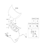 Diagram for Hyundai Hood Latch - 81130-A5000