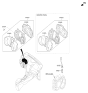 Diagram for 2013 Hyundai Elantra GT Instrument Cluster - 94043-A5511