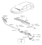 Diagram for 2014 Hyundai Elantra GT Wiper Blade - 98360-3X800