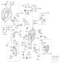 Diagram for Hyundai Vehicle Speed Sensors - 42620-26010