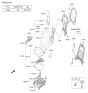 Diagram for 2014 Hyundai Elantra GT Seat Cover - 88460-A5430-SBL