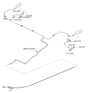 Diagram for Hyundai Elantra GT Brake Line - 58737-A5400