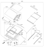 Diagram for 2016 Hyundai Elantra GT Sunroof - 81600-A5100-VYF