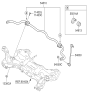 Diagram for Hyundai Veloster Sway Bar Kit - 54810-A5000