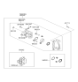 Diagram for 2005 Hyundai Sonata Brake Caliper Bracket - 58310-3KA00