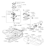 Diagram for 2006 Hyundai Sonata Fuel Level Sensor - 94460-3K600